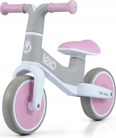 Bicikletë balanci Milly Mally Velo, për kalamaj, rozë