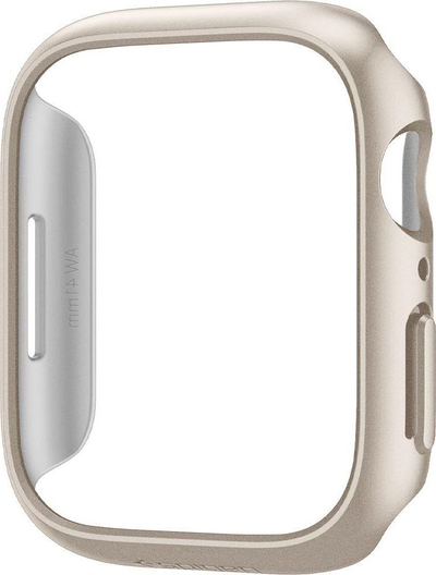 Mbulesë Spigen Thin Fit për Apple Watch Series 7 41mm, polikarbonat, Starlight