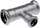 Fiting T-reduktues inox KAN-therm, 88.9/76.1/88.9 mm, pres