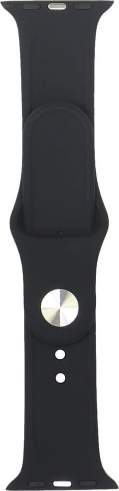 Rrip dore Audi Sport për Apple Watch, silikon, 40 41 42mm, i zi me logo të kuqe