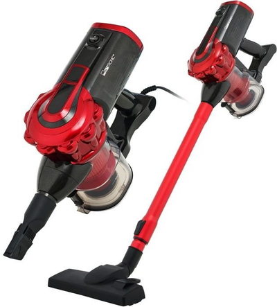 Fshesë elektrike Clatronic BS1314, 2 në 1, 600W, pa qese, e kuqe
