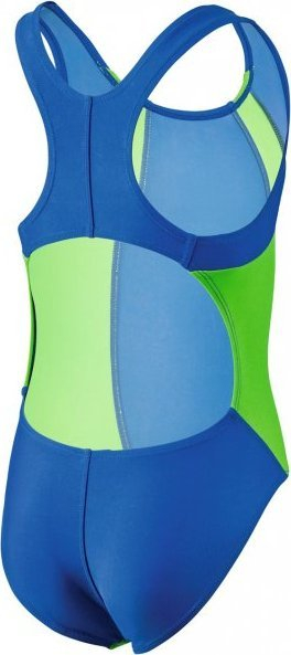 Rrobë banjo njëpjesëshe për goca Beco Sealife, SPF 50+, numri 110, blu jeshile