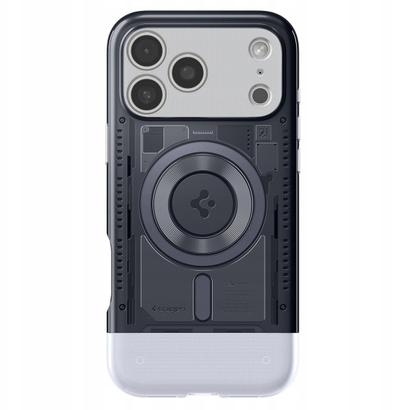 Kapak telefoni Spigen Classic C1 MagSafe, për iPhone 17 Pro Max, i fortë, gri