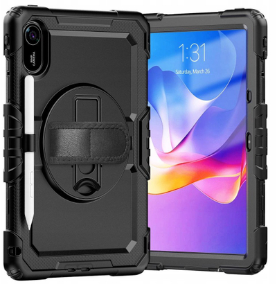 Kapak mbrojtës tablet Tech-Protect Solid360, Xiaomi Redmi Pad 2, i fortë ndaj goditjeve, i zi