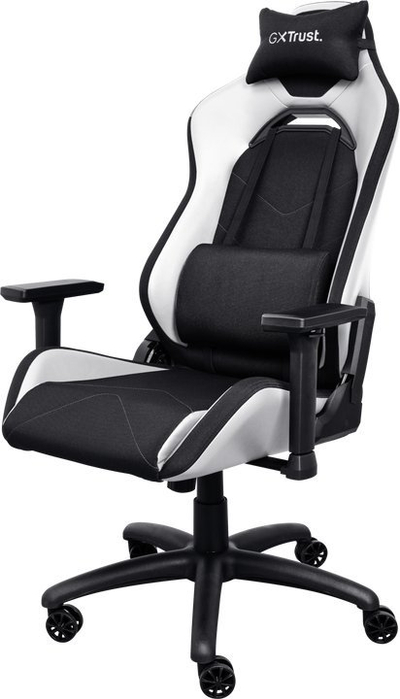 Karrige lojërash Trust GXT 714W Ruya, deri 150kg, e rregullueshme, e bardhë