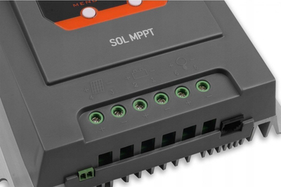 Kontrollues diellor Volt Polska SOL MPPT, 12V 24V, 40A, gri
