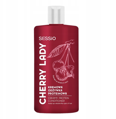 Balsam flokësh Chantal Sessio Cherry Lady, proteinë, 300ml, i kuq