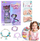Set bizhuterish për fëmijë Beauty Set, 48 copë, me rruaza dhe kapëse flokësh bisht sirene, shumëngjyrësh
