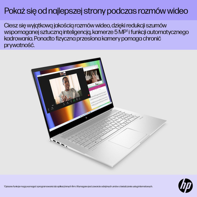 Laptop HP ENVY 17-cr0034nw, 17.3", Intel i5-1235U, 16 GB RAM, 512 GB SSD, NVIDIA GeForce RTX 2050, i argjendtë