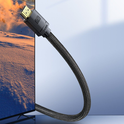 Kabllo HDMI Baseus 2.1, 8K, 2 m, e zezë