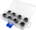 Set lidhësash XSPC G1/4 për tub 14mm Triple Seal, set 8 copë, Black Chrome