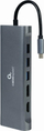 Dock USB C Gembird A CM COMBO8 01, 8 me 1, USB 3.2, gri metalik