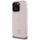 Футрола за телефон Guess Grained Triangle Logo MagSafe, за iPhone 16 Pro 6.3\", розова