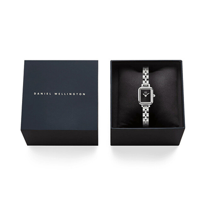 Orë për femra Daniel Wellington Quadro Mini DW00100845, e argjendtë