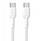 Kabllo USB C Dudao L9C, USB C me USB C, 2m, 65W, e bardhë
