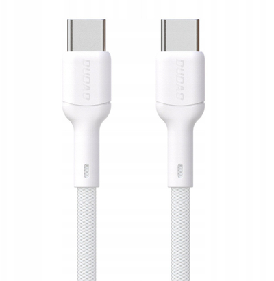 Kabllo USB C Dudao L9C, USB C me USB C, 2m, 65W, e bardhë