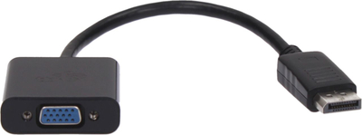 Adapter video TB DisplayPort në VGA, 15 cm, i zi