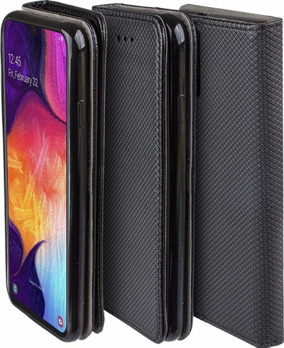 Футрола-книга JAYM за iPhone 11 Pro Max, полиуретан, магнетно затворање, црна