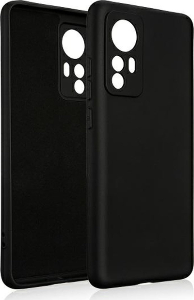 Mbulesë silikoni Beline për Xiaomi 12, slim, antirrëshqitëse, e zezë