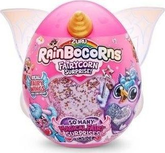 Lodër surprizë ZURU Rainbocorns Fairycorn Series 4, vezë koleksionuese, shumë surpriza magjike, rozë