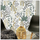 Tapet mural Boho Scandinavian Leaves Canvas, vinyl, 10m x 0.53m, shumëngjyrësh