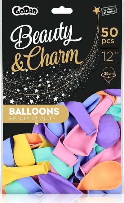 Balona GoDan Beauty & Charm, 30 cm, 50 copë, shumëngjyrësh
