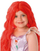 Parukë për kalamajt Rubie's Disney Princess Ariel, flokë të gjatë me onde, një masë, e kuqe