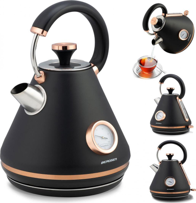 Vluese uji Berdsen BD-701, 2200W, 1.7L, e zezë / bronztë