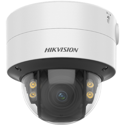 Kamerë IP dome Hikvision DS-2CD2747G2T-LZS, 4MP ColorVu, lente varifokale 2.8-12mm, e bardhë