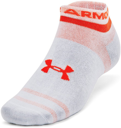 Унисекс чорапи Under Armour Essential Low-Cut, сет 3 пара, спортски, бели