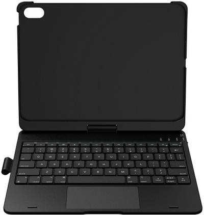 Mbulesë tastiere Typecase Flexbook Touch për iPad 2022 2025, layout US, me touchpad, e zezë