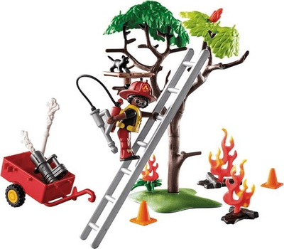 Set lodër Playmobil DUCK on CALL Fire Rescue, 32 pjesë, 3-5 vjeç, shumëngjyrësh