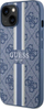 Mbulesë telefoni Guess 4G Printed Stripes MagSafe për iPhone 14 Plus, hardcase, blu