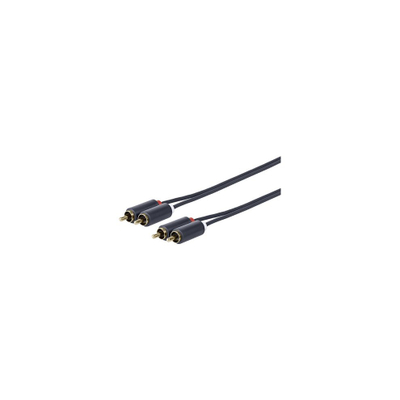 Kabllo audio Vivolink PRORCARCA10, 10 m, 2 x RCA, e zezë
