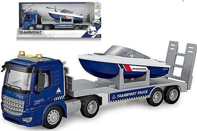 Set lodrash Adar Tow Truck with a Motorboat, drita, tinguj