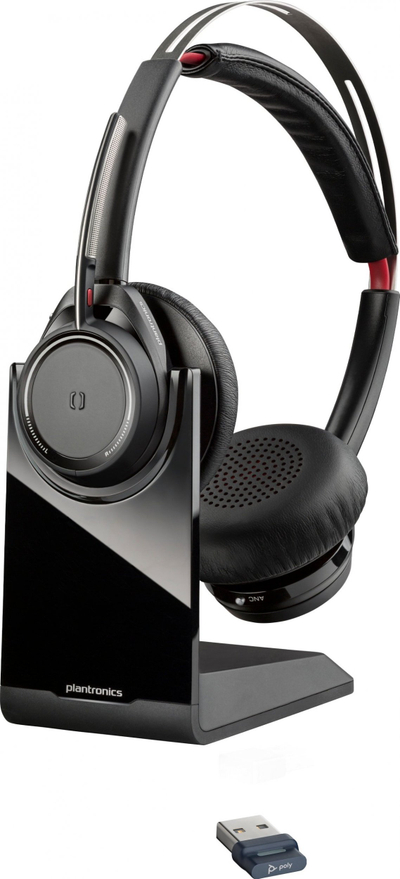 Stacion karikues për kufje HP Poly Voyager Focus UC, USB A, i zi