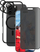 Set mbrojtës CARE by PanzerGlass për iPhone 16 Pro Max, 3 në 1, Privacy Glass, kompatibil me MagSafe, transparent