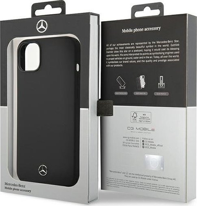 Kapak telefoni Mercedes-Benz Silicone Line për iPhone 14 Plus, silikon