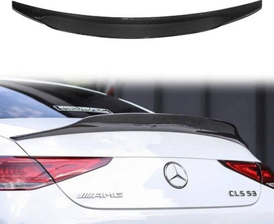 Spoiler bagazhi Mercedes-Benz CLS, lip karboni, i zi