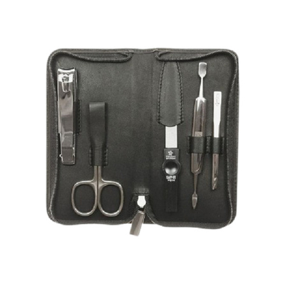 Set për manikyr Pfeilring Solingen kPF008, i zi, 5 mjete