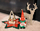 Figurinë dekoruese për Krishtlindje Saska Christmas Elf Gnome Dwarf, 28 cm, e kuqe me jeshile