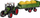 Lodër traktor Mega Creative Play Tractor, me rimorkio, pull back, jeshil