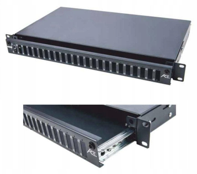 Panel optik SECURITYNET 19" 1U P1‑S240000‑E‑LV, 24 porta SC simplex LC duplex, i zi