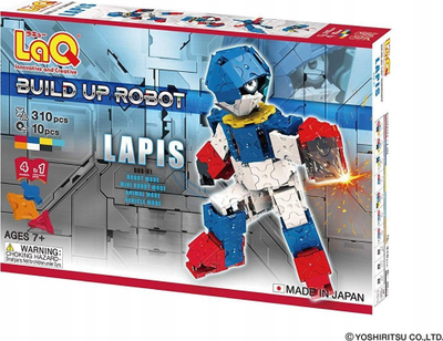 Set ndërtimi LaQ Robot Series Robot Lapis LAQ003331, 320 pjesë, shumëngjyrësh