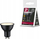 Llambë spot LED Paulmann Standard, GU10, 8W 750lm 2700K, e zezë