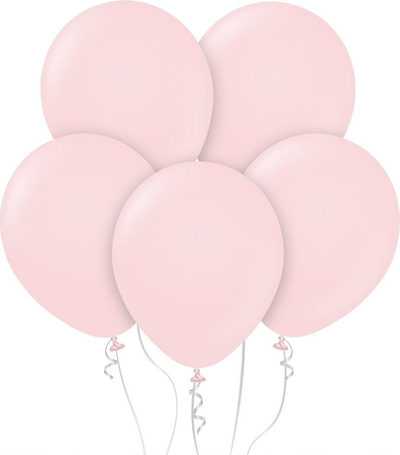 Balona Beauty&amp;Charm Macaron Pale Pink, 30 cm, 50 copë, rozë pastel