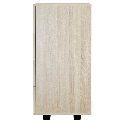 Komodinë 4 sirtarëshe THORG, Melaminë, 80×40×83 cm HM8996.01
