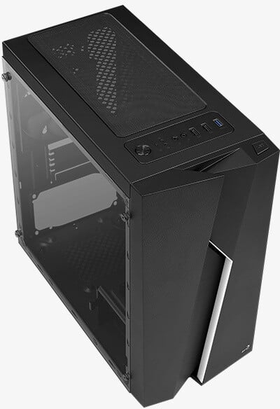 Kasë për kompjuter Aerocool Mini Bolt RGB, Micro ATX, 31.8cm, e zezë