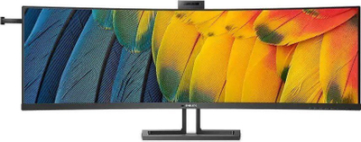 Monitor Philips B-Line 45B1U6900CH, 44.5", SuperWide i lakuar, USB-C, i zi