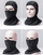 Maskë balaklava Rockbros Cycling, për disa përdorime, material që merr frymë, e zezë